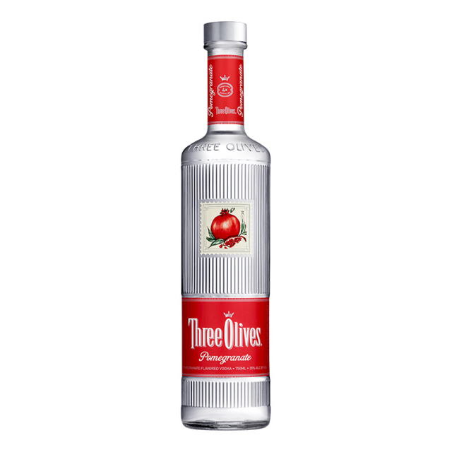 THREE OLIVES Pomegranate Vodka