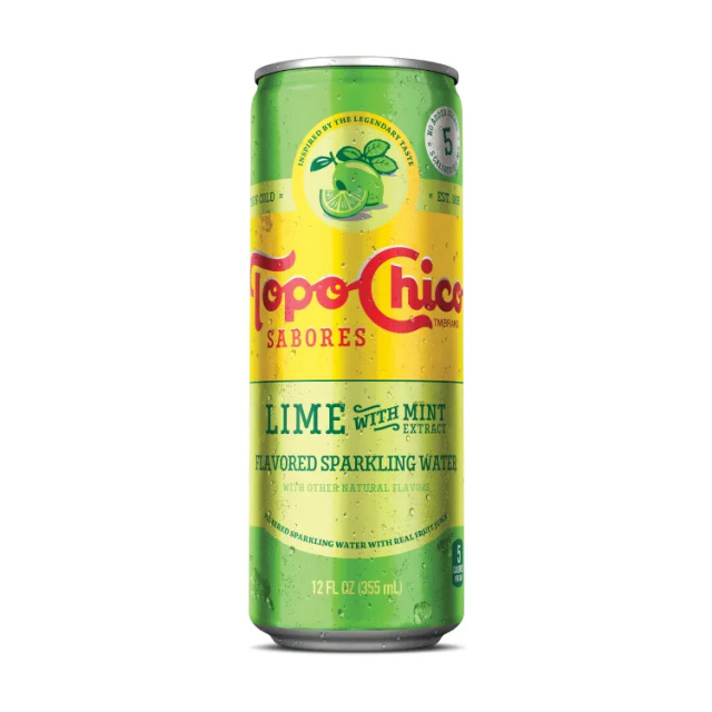 Topo Chico Lime with Mint Extract Flavoured Water