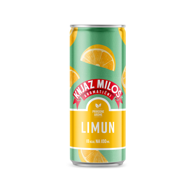 Knjaz Milo&scaron; Sparkling Lemon Water
