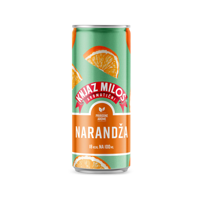 Knjaz Milo&scaron; Orange Flavoured Water