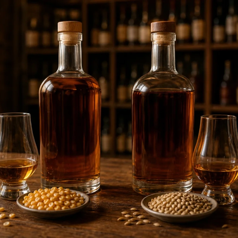 Bourbon and rye whiskey: what actually separates them