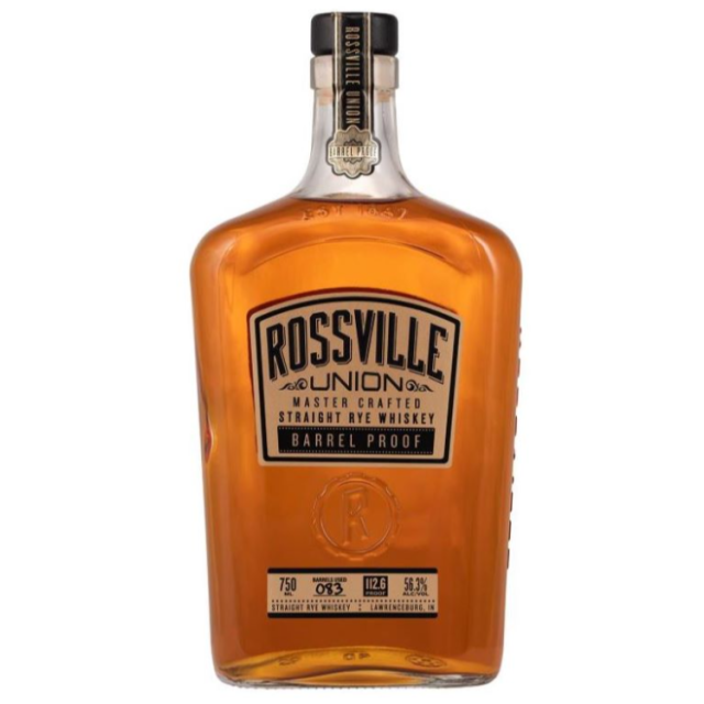 Rossville Union Barrel Proof Rye Whiskey