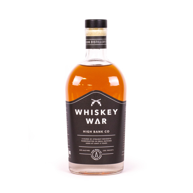 HIGH BANK WHISKEY WAR Blended Bourbon Whiskey