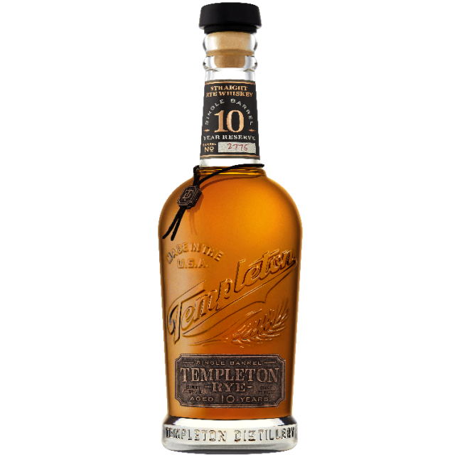 Templeton 10 Year Rye Whiskey
